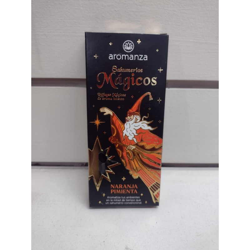 Sahumerios Magicos Aromanza. Naranja Pimienta