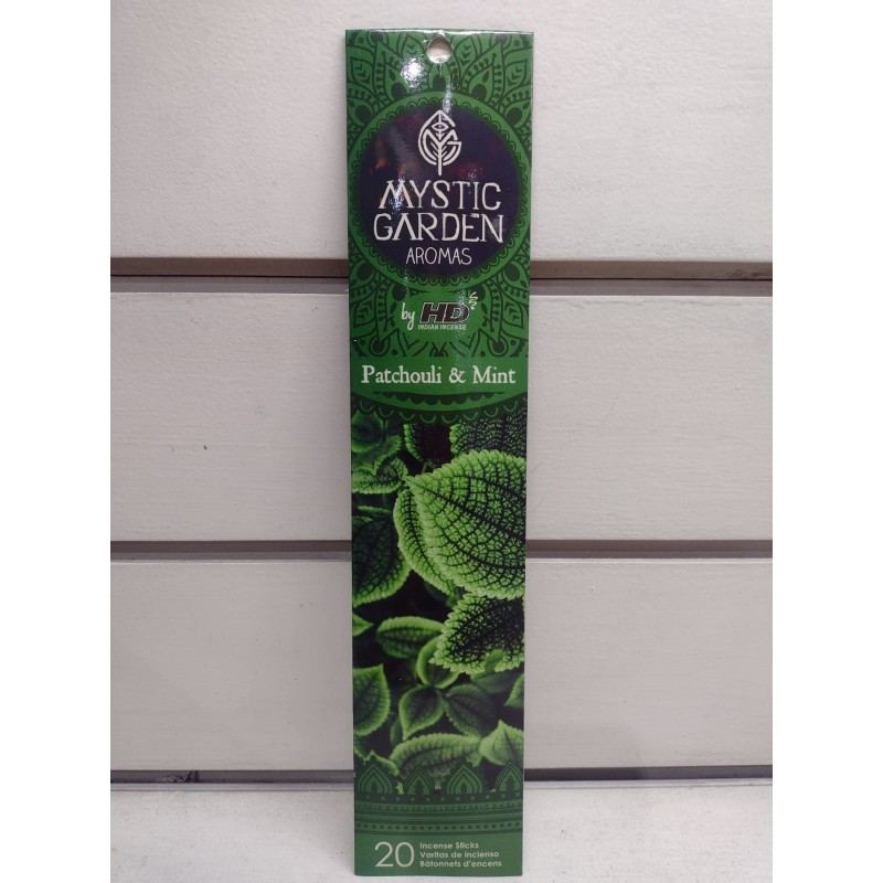 Sahumerios Mystic Garden. PATCHOULI Y MINT