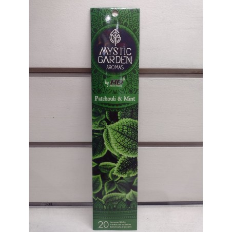 Sahumerios Mystic Garden. PATCHOULI Y MINT