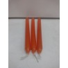 Velas naranjas largas