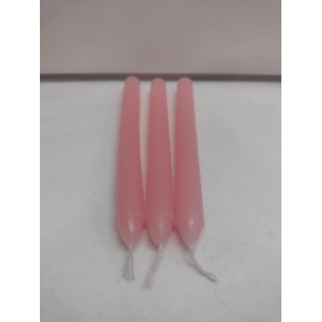 Velas rosa largas