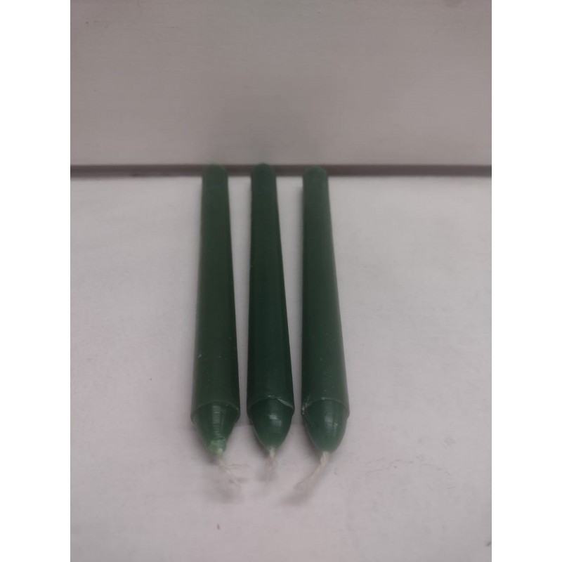 Velas verde largas