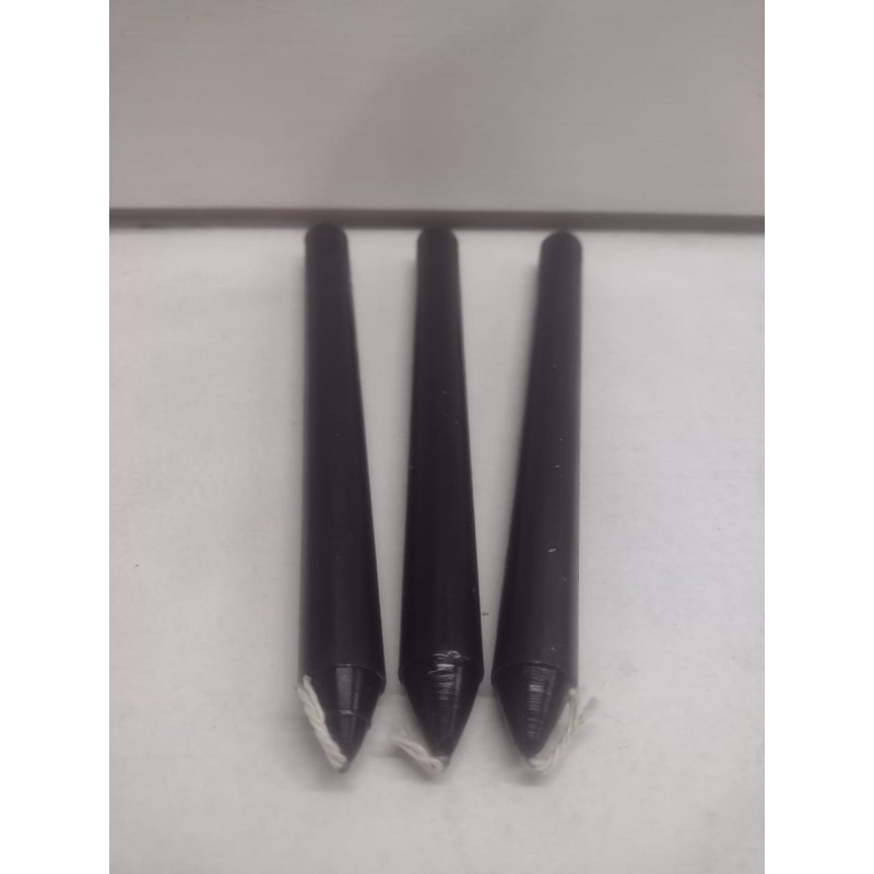 Velas negras largas