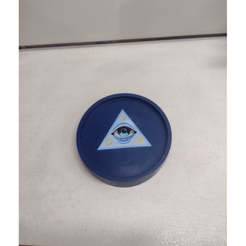 Plato porta piedras. Ojo trinidad